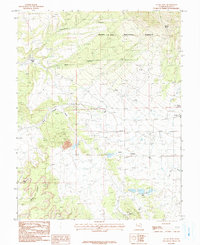 Download a high-resolution, GPS-compatible USGS topo map for La Sal West, UT (1987 edition)