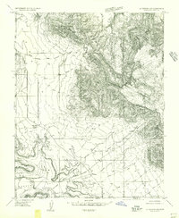 1954 Map of Apple Valley, UT, 1956 Print