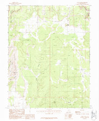 Download a high-resolution, GPS-compatible USGS topo map for Lamp Stand, UT (1987 edition)