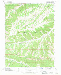 Download a high-resolution, GPS-compatible USGS topo map for Lance Canyon, UT (1971 edition)
