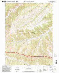 Download a high-resolution, GPS-compatible USGS topo map for Lance Canyon, UT (1999 edition)