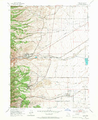 1952 Map of West Jordan, UT, 1966 Print