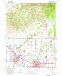 preview thumbnail of historical topo map of Lehi, UT in 1951