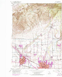 Download a high-resolution, GPS-compatible USGS topo map for Lehi, UT (1986 edition)