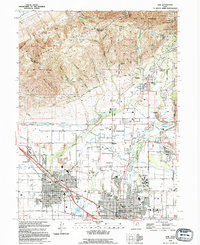 Download a high-resolution, GPS-compatible USGS topo map for Lehi, UT (1994 edition)