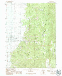 Download a high-resolution, GPS-compatible USGS topo map for Levan, UT (1983 edition)