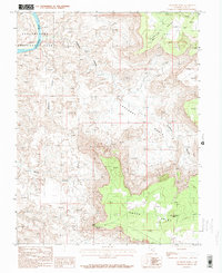 Download a high-resolution, GPS-compatible USGS topo map for Lockhart Basin, UT (1987 edition)
