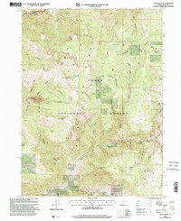 Download a high-resolution, GPS-compatible USGS topo map for Logan Peak, UT (2001 edition)