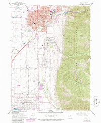 preview thumbnail of historical topo map of Logan, UT in 1961