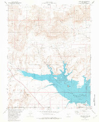 Download a high-resolution, GPS-compatible USGS topo map for Lone Rock, UT (1982 edition)