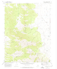 Download a high-resolution, GPS-compatible USGS topo map for Lookout Pass, UT (1974 edition)