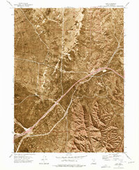 Download a high-resolution, GPS-compatible USGS topo map for Low, UT (1977 edition)