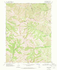 Download a high-resolution, GPS-compatible USGS topo map for Lowe Peak, UT (1971 edition)