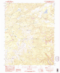 Download a high-resolution, GPS-compatible USGS topo map for Lower Bowns Reservoir, UT (1995 edition)