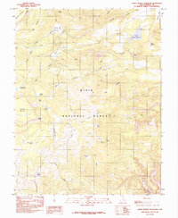 Download a high-resolution, GPS-compatible USGS topo map for Lower Bowns Reservoir, UT (1985 edition)