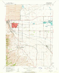 1952 Map of West Valley City, UT, 1963 Print