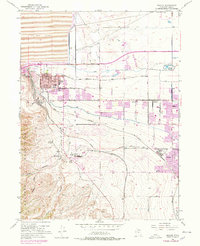 1952 Map of West Valley City, UT, 1975 Print