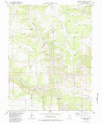 Download a high-resolution, GPS-compatible USGS topo map for Mahogany Point, UT (1984 edition)