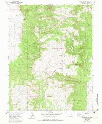 preview thumbnail of historical topo map of Piute County, UT in 1980