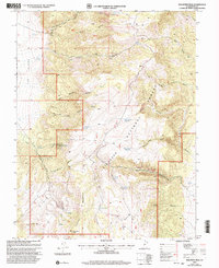 preview thumbnail of historical topo map of Piute County, UT in 2001
