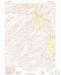 Download a high-resolution, GPS-compatible USGS topo map for Mancos Mesa NE, UT (1987 edition)