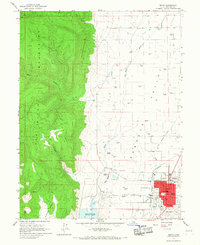 preview thumbnail of historical topo map of Manti, UT in 1965