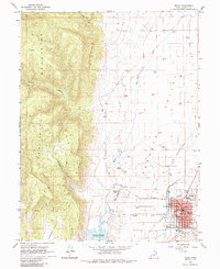 Download a high-resolution, GPS-compatible USGS topo map for Manti, UT (1985 edition)