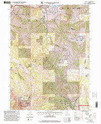 Download a high-resolution, GPS-compatible USGS topo map for Mantua, UT (2001 edition)