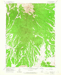 Download a high-resolution, GPS-compatible USGS topo map for Maple Peak, UT (1964 edition)