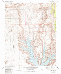 Download a high-resolution, GPS-compatible USGS topo map for Mazuki Point, UT (1985 edition)