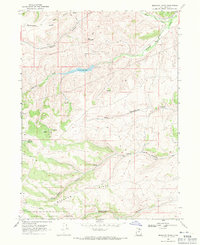 Download a high-resolution, GPS-compatible USGS topo map for Meachum Ridge, UT (1971 edition)