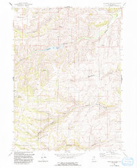 Download a high-resolution, GPS-compatible USGS topo map for Meachum Ridge, UT (1991 edition)
