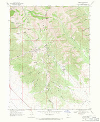 preview thumbnail of historical topo map of Utah County, UT in 1968
