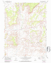 Download a high-resolution, GPS-compatible USGS topo map for Mesa Butte, UT (1987 edition)