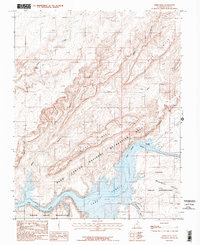 Download a high-resolution, GPS-compatible USGS topo map for Mikes Mesa, UT (1987 edition)