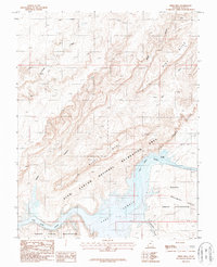 Download a high-resolution, GPS-compatible USGS topo map for Mikes Mesa, UT (1987 edition)