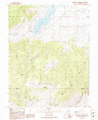 Download a high-resolution, GPS-compatible USGS topo map for Minersville Reservoir, UT (1986 edition)