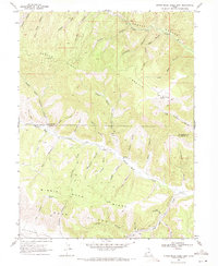 Download a high-resolution, GPS-compatible USGS topo map for Minnie Maud Creek East, UT (1971 edition)