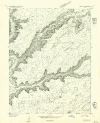 Download a high-resolution, GPS-compatible USGS topo map for Moab 3 SW, UT (1954 edition)