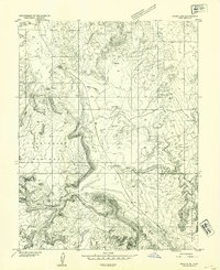 Download a high-resolution, GPS-compatible USGS topo map for Moab 4 NW, UT (1952 edition)
