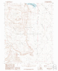 Download a high-resolution, GPS-compatible USGS topo map for Monitor Butte, UT (1987 edition)