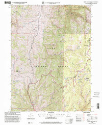 Download a high-resolution, GPS-compatible USGS topo map for Monte Cristo Peak, UT (2001 edition)