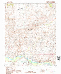 Download a high-resolution, GPS-compatible USGS topo map for Montezuma Creek, UT (1989 edition)