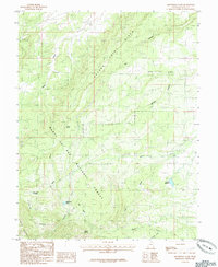 Download a high-resolution, GPS-compatible USGS topo map for Monticello Lake, UT (1985 edition)