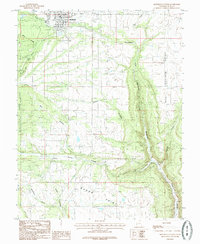 Download a high-resolution, GPS-compatible USGS topo map for Monticello South, UT (1985 edition)