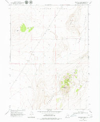 Download a high-resolution, GPS-compatible USGS topo map for Monument Peak, UT (1979 edition)