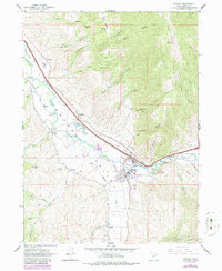 Download a high-resolution, GPS-compatible USGS topo map for Morgan, UT (1986 edition)