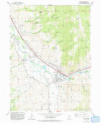 Download a high-resolution, GPS-compatible USGS topo map for Morgan, UT (1991 edition)