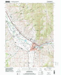 Download a high-resolution, GPS-compatible USGS topo map for Morgan, UT (2001 edition)