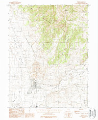 Download a high-resolution, GPS-compatible USGS topo map for Moroni Gap, UT (1984 edition)